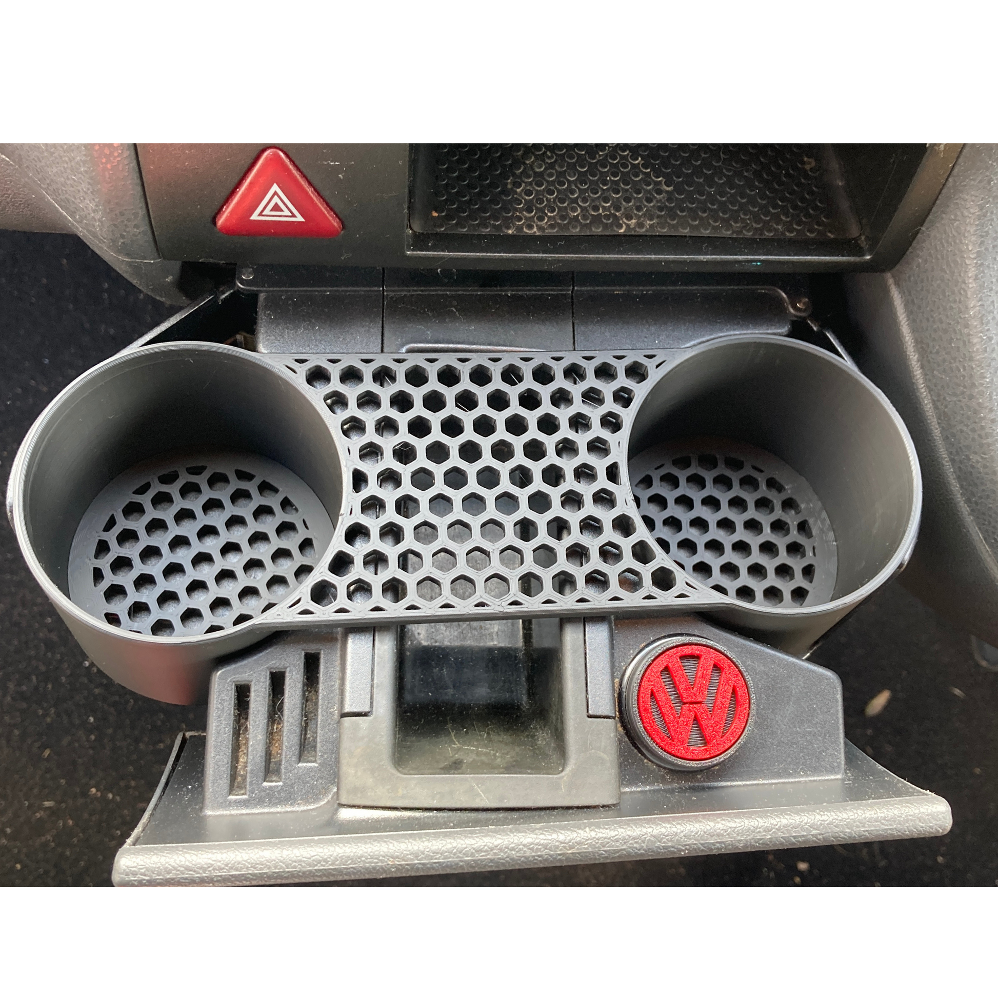 Volkswagen T5 Cupholder repair installed in van