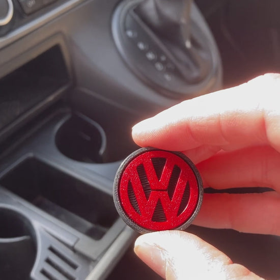 Red VW styled 12v socket cover video