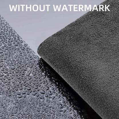 Volkswagen Towels displayed in Grey displaying how it can be utilised without leaving a watermark.